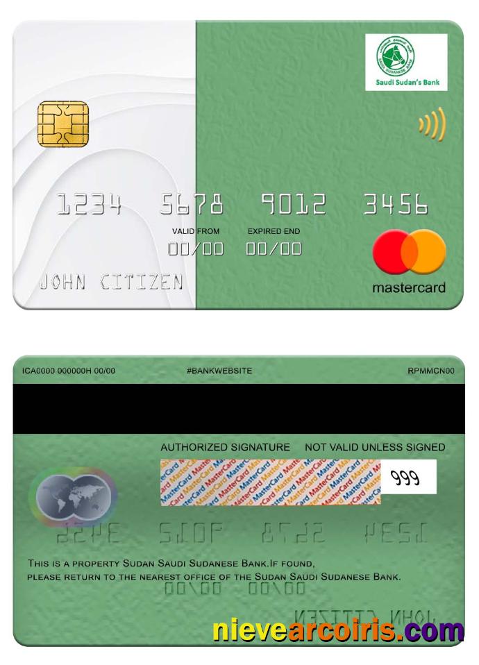 Sudan Saudi Sudanese Bank mastercard